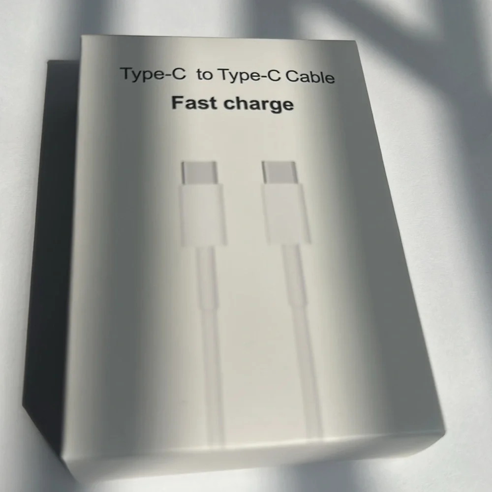 Type C to Type C 20W Fast Charging Cable 1M White